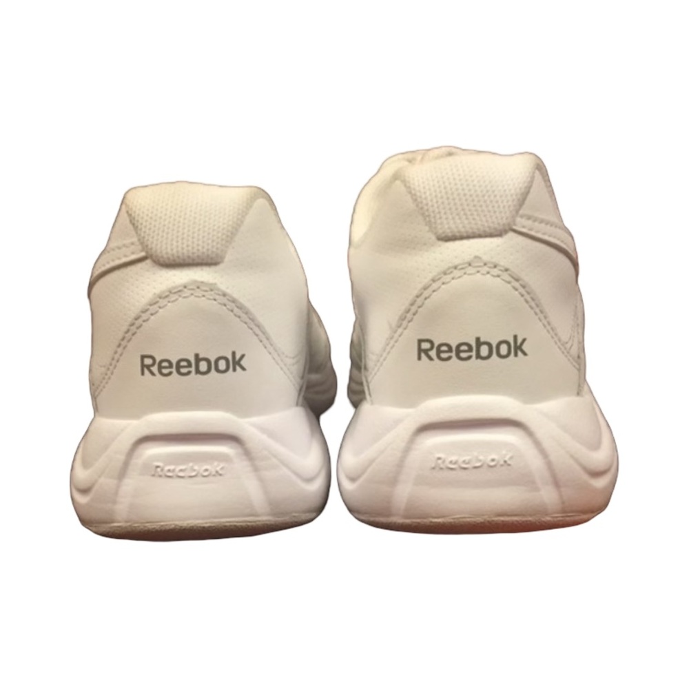 Reebok White Sneakers with Breathable Mesh and Cushioned Midsole